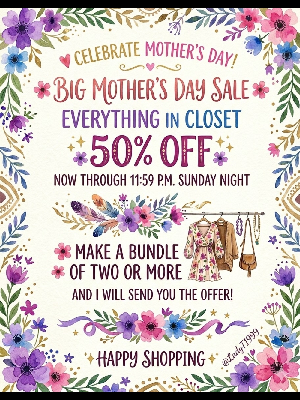 HUGE MOTHER'S DAY SALE